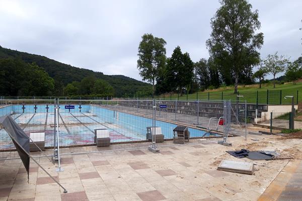 Remise en service piscine à Vianden