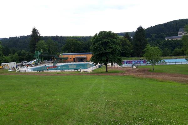 Wiederinbetriebnahme des Schwimmbads in Vianden